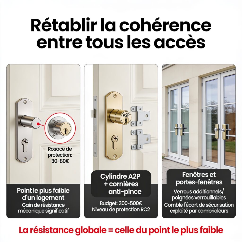 Rétablir la cohérence entre tous les accès